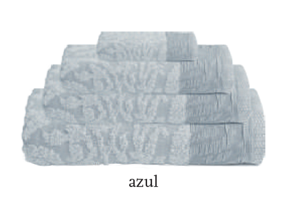 [LLTL200414] LL SERVIETTE ALECRIM 70X140 BLEU 100% COTON