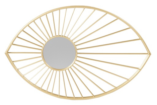 [DEIT201278] DECO MB-176770  MIROIR METAL 59X3X88 SUN GOLDEN