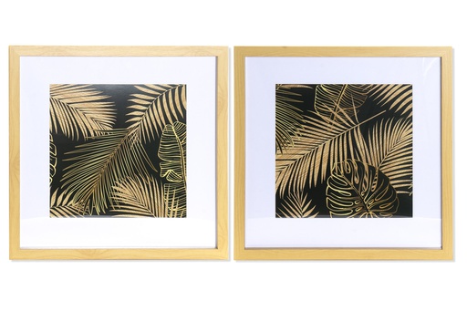 [DEIT201481] DECO CU-163267 TABLEAU PS 40X2X40 LEAVES 2 MOD.