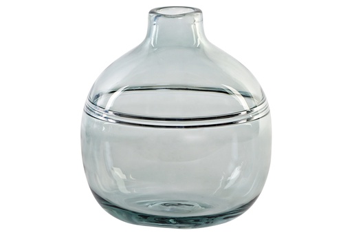 [DEIT201571] DECO JV-172488 VASE GLASS GLASS 19X19X21 19 GREEN