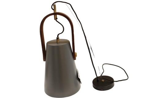 [DEPL200103] DECO 770732 770732 PENDANT ARROSA H430X220MM MTL DK GREY