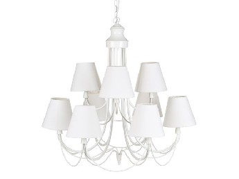 [DERE200105] DECO 104024 LUSTRE BRILLO BLANC 68 X 68 X 64,50 CM