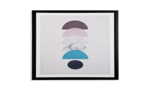 [DEVH181106] DECO 18830140 TABLEAU LUNE CERCLE