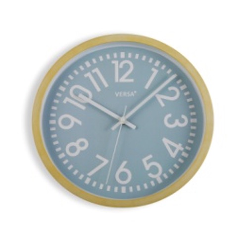 [DEVH190373] DECO 20550112 HORLOGE MURALE AGUAMARINA 30,5 CM