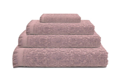[LLTL200526] LL SERVIETTE NEPTUNO 70X140 ROSE CLAIRE 100% COTON