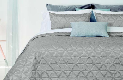 [LLTL230352] LL TL COUVRE LIT LOUSA 270x270cm PERLE 100%PES