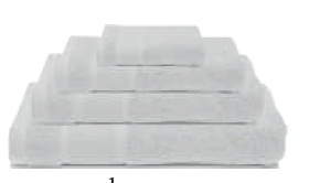 [LLTL230360] LLTL SERVIETTE FAVOS BLANC 30x50 100% COTTON