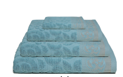 [LLTL191060] LL TL SERVIETTE MULAN 50X100 BLEU 100% COTON