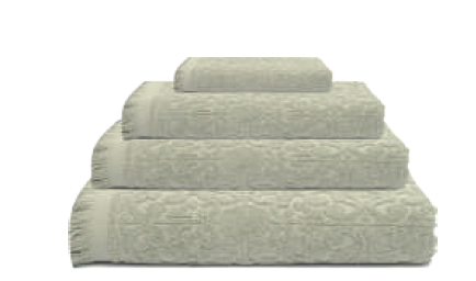 [LLTL201102] LL TL SERVIETTE NEPTUNO 70X140 PERLE 100% COTON