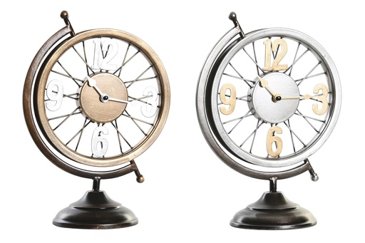 [DEIT230617] DECO RE-196352 HORLOGE POSER FER 24X13,5X33,5 2 MOD.