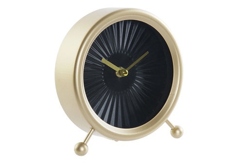 [DEIT230606] DECO RE-184760 HORLOGE POSER FER 17X6X18 DORE