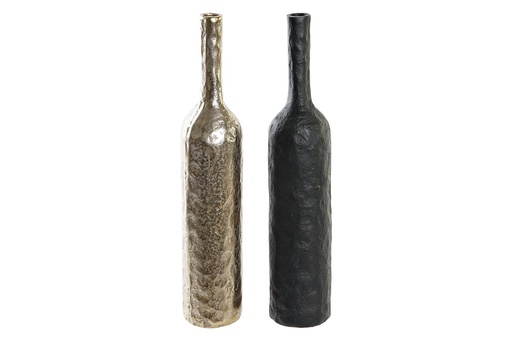 [DEIT230401] DECO AL-194095 VASE ALUMINIUM 8X8X44 2 MOD.