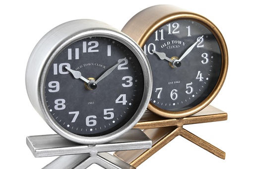 [DEIT230621] DECO RE-198983 HORLOGE POSER FER 13X6X19 2 MOD.