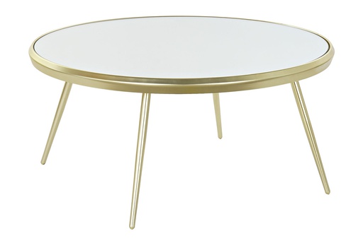 [DEIT230503] DECO MB-185959 TABLE CAFE ACIER MIROIR 83,5X83,5X40 5mm