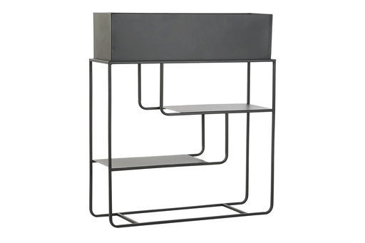 [DEIT230533] DECO MC-191287 SUPPORT POT FLEURS METAL 70X22,5X80 NOIR