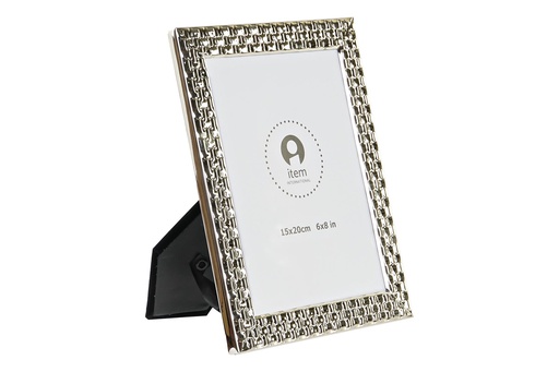 [DEIT230557] DECO MF-199365 CADRE PHOTO 15X20 METAL 18,5X2X23,5 ARGENTE