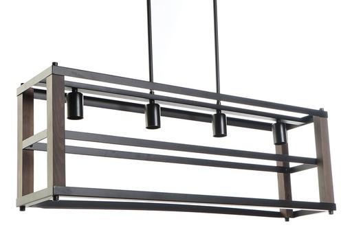 [DEIT230491] DECO LA-189459 PLAFONNIER PIN METAL 87X20X30 E27 MARRON