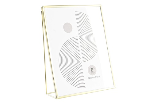 [DEIT230569] DECO MF-199698 CADRE PHOTO 20X25 METAL VERRE 20,5X6X25,5 DORE