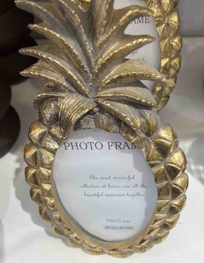 [DESO230608] DECO CADRE PHOTO POLYRESIN DORE 10x15cm